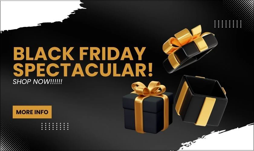 Hình ảnh sale Black Friday phong cách sang trọng