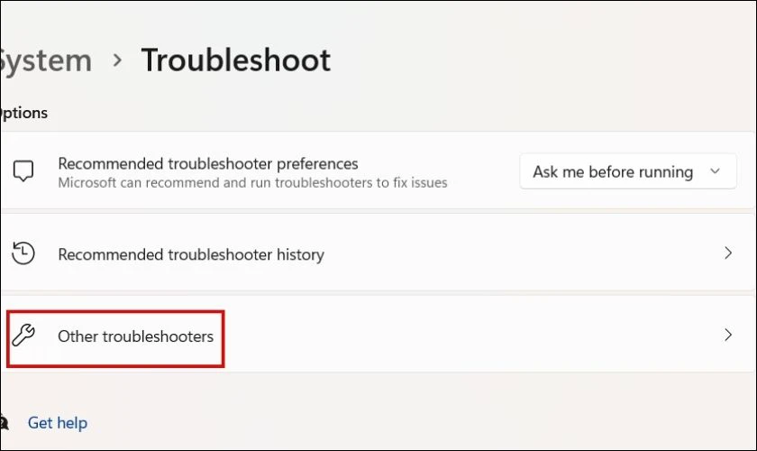 Cách sửa lỗi Boot Device Not Found ở máy tính bằng troubleshooter
