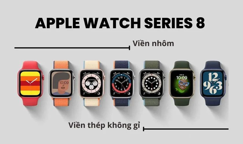 Apple Watch series 8 ra mắt có mấy màu?