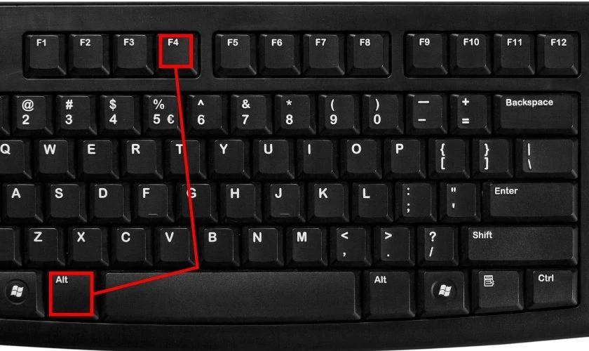 Cách tắt máy tính Win 11 với bàn phím