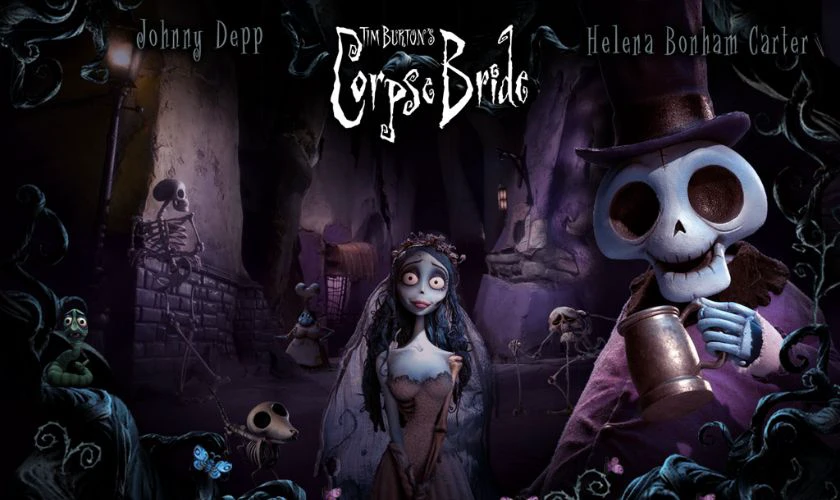 Phim hoạt hình về Halloween - Corpse Bride (Cô Dâu Ma)