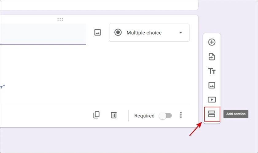 Mẹo tách biểu mẫu trong Google Forms