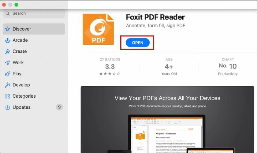 Cài đặt App Foxit PDF Reader