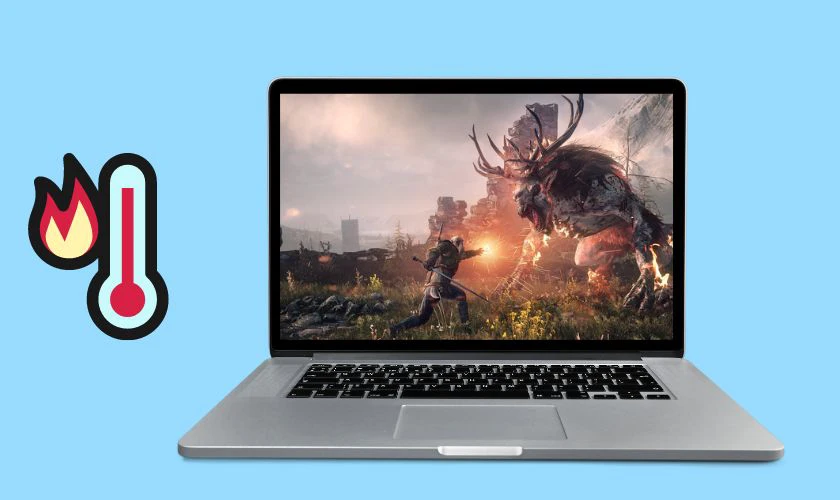 Cách làm nóng máy để đuổi kiến chui vào laptop