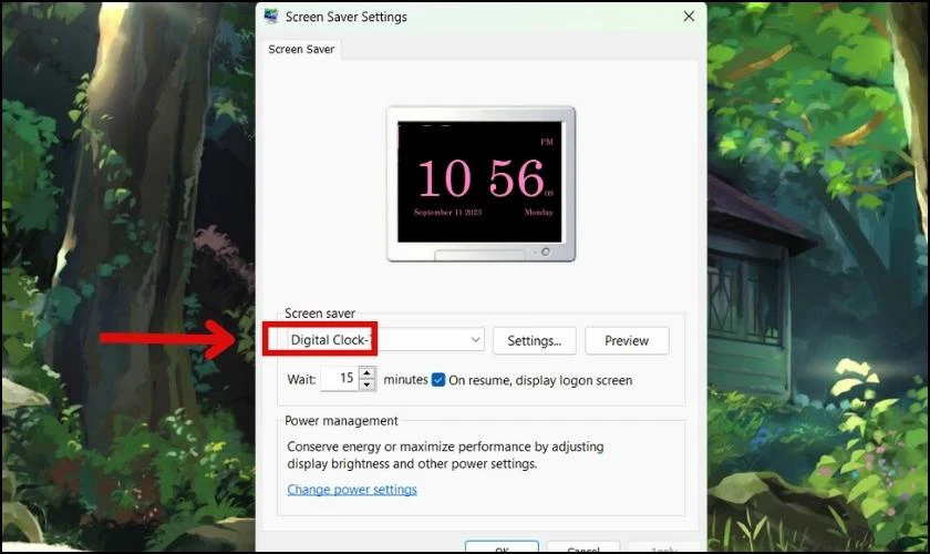 Cài đặt màn hình chờ đồng hồ đếm ngược trên máy tính 