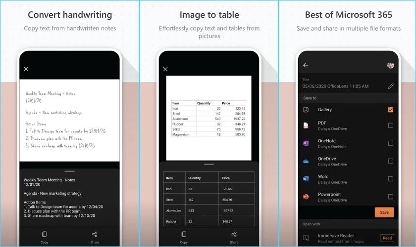 Microsoft Office Lens - Ứng dụng Scan miễn phí