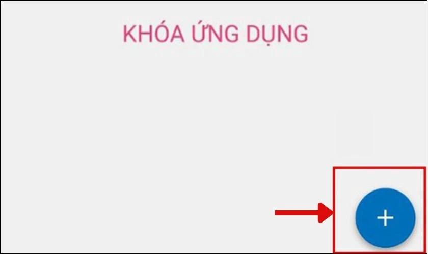 Bấm vào dấu cộng để thực hiện cách khóa ứng dụng trên ddienj thoại samsung 