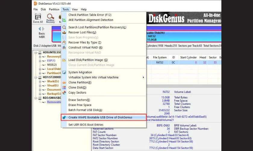 Sửa lỗi A disk read error occurred bằng thiết lập MBR