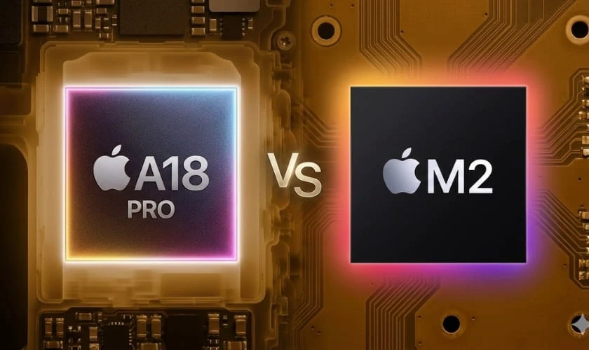 Nên mua MacBook chip A18 Pro hay chip M2