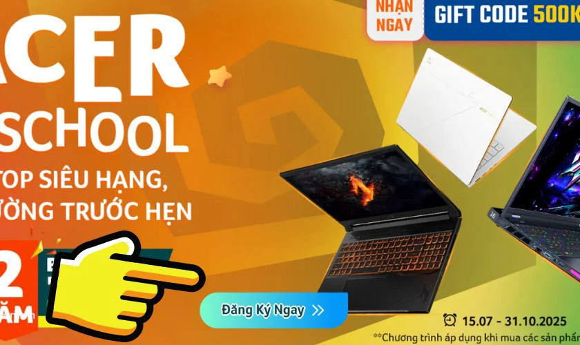 Truy cập vào website chương trình