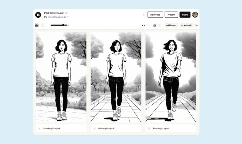 Boords là công cụ tạo storyboard online đơn giản