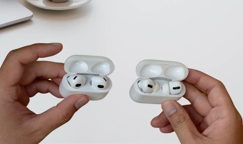 Sử dụng một hộp sạc khác để sạc tai nghe AirPods