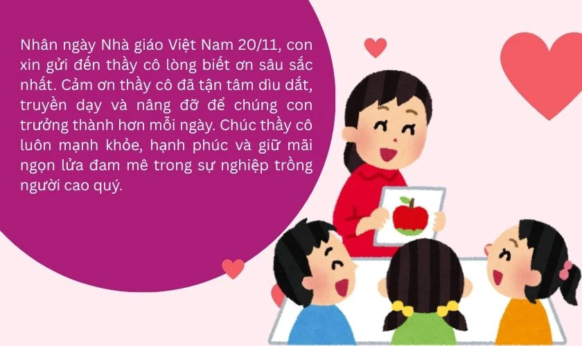 Hình ảnh ngày Nhà giáo Việt Nam đẹp nhất kèm lời chúc
