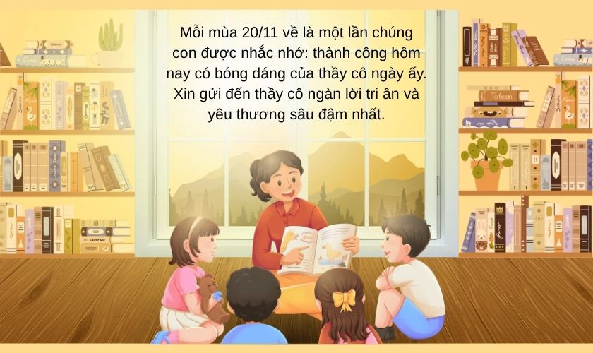 Ảnh ngày 20/11 đẹp nhất kèm lời chúc