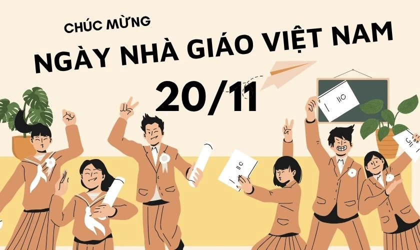 Hình ảnh mừng ngày 20/11 ý nghĩa, xúc động