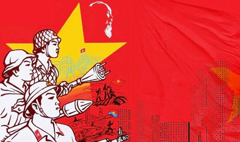 Hình ảnh ngày 30/4, đất nước tiến lên