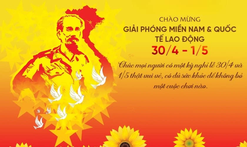 Hình ảnh chúc lễ hào hùng