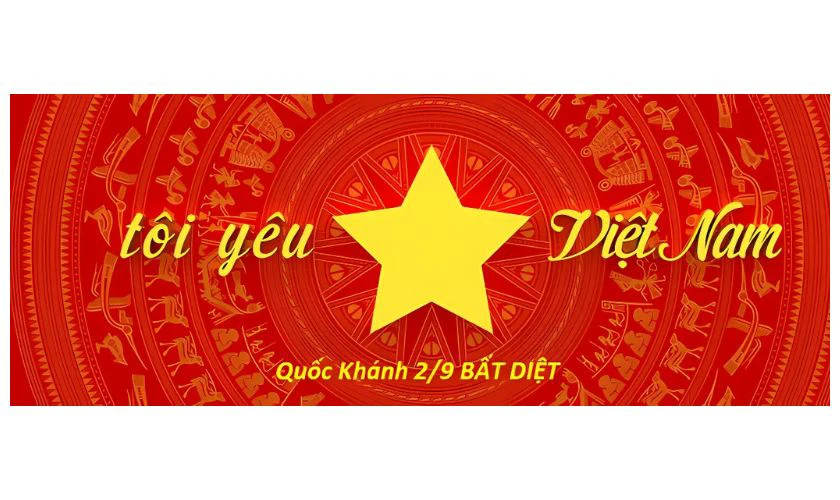 Ảnh bìa Quốc Khánh 2/9 Facebook