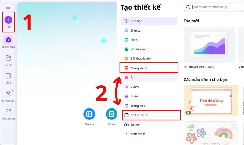 Cách thiết kế ảnh bìa 2/9 bằng Canvas