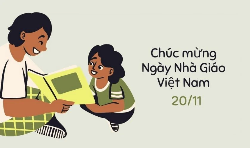 Ảnh chúc mừng ngày 20/11 đẹp mắt