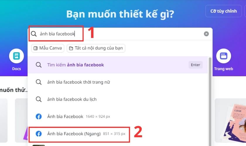 Cách tự thiết kế ảnh bìa Facebook