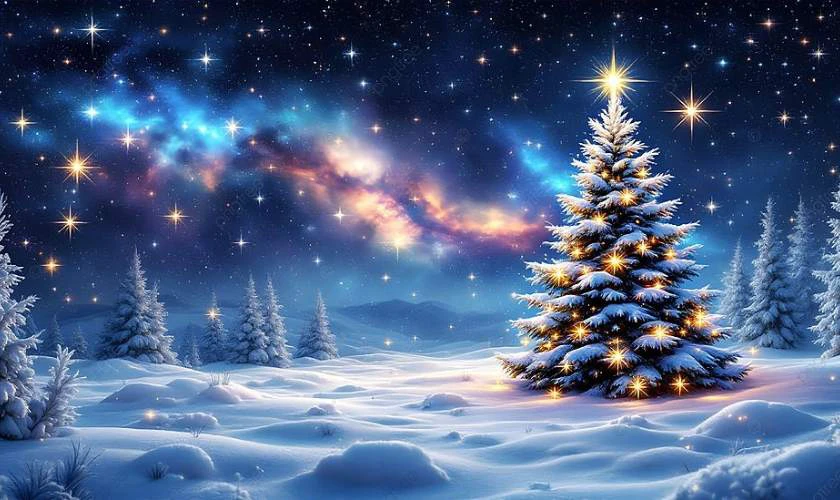 Ảnh tuyết rơi ngày Noel