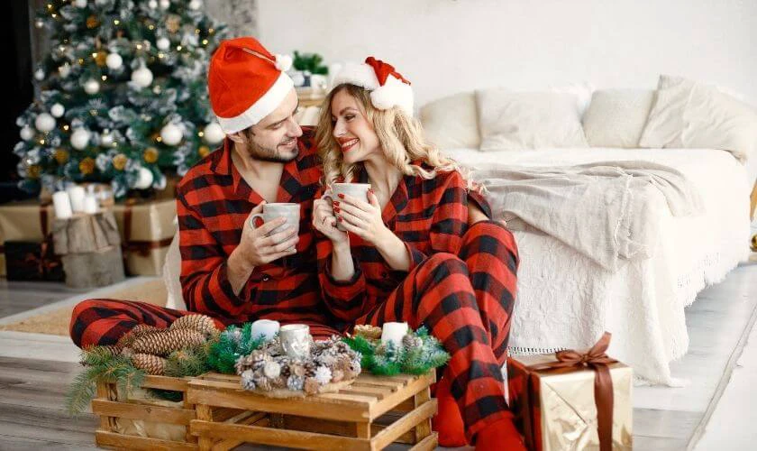 Ảnh bìa Giáng sinh cặp đôi hạnh phúc