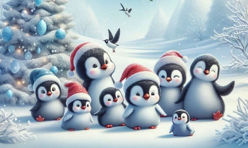 Ảnh bìa Giáng sinh động vật ngộ nghĩnh