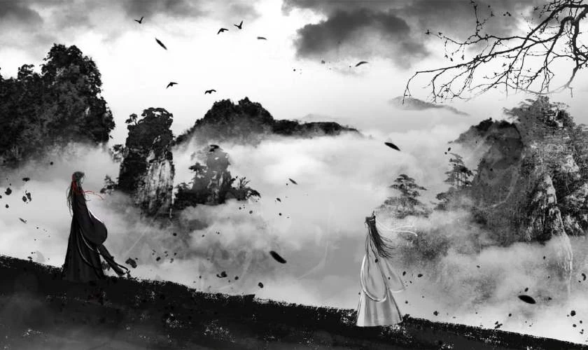 Ảnh bìa tone đen, lạ mắt