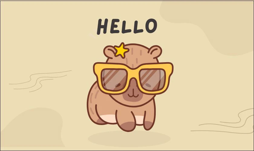 Ảnh Capybara hello