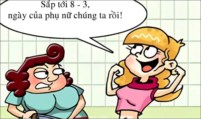 Ảnh chế chúc mừng ngày 8/3 gửi cho bạn bè