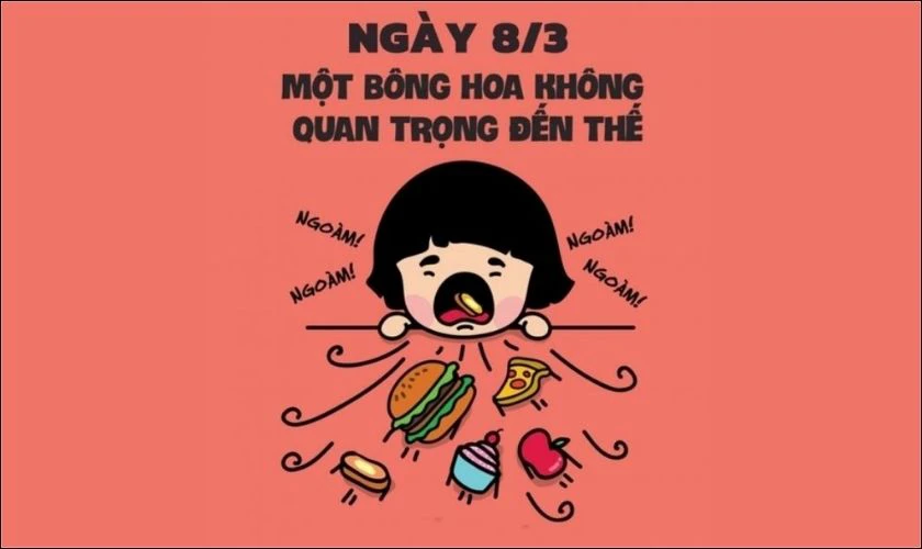 Ảnh chế chúc mừng 8/3 gửi bạn bè