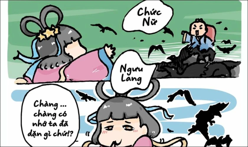 Ảnh chế lễ Thất tịch không mưa