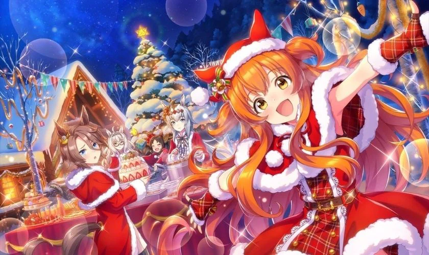 Ảnh Noel chibi anime dễ thương, ấn tượng