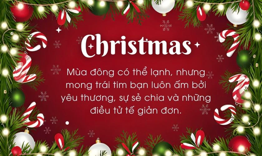 Hình ảnh chúc mừng Noel dành cho tất cả