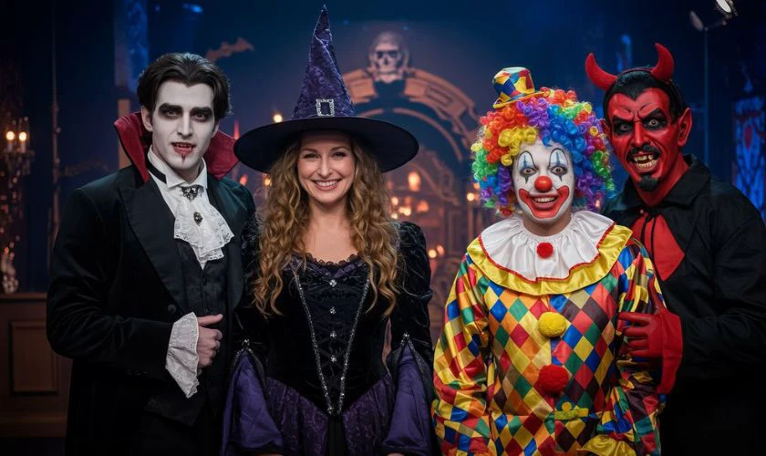 Ảnh lễ hội Halloween hóa trang ấn tượng mạnh