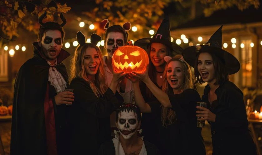 Hình ảnh lễ hội Halloween hóa trang cực đẹp