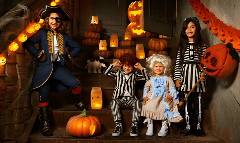 Trẻ em hóa trang Halloween