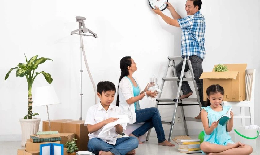 Ảnh trang trí Tết, dọn nhà ngày Tết hài hước