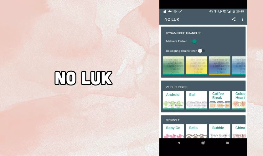 No Luk là một ứng dụng chống nhìn trộm hiệu quả