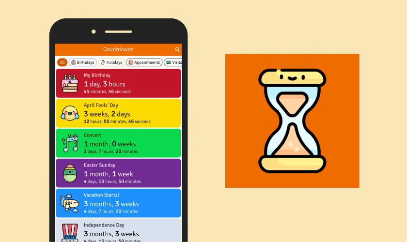 App đếm ngược ngày Tết 2026