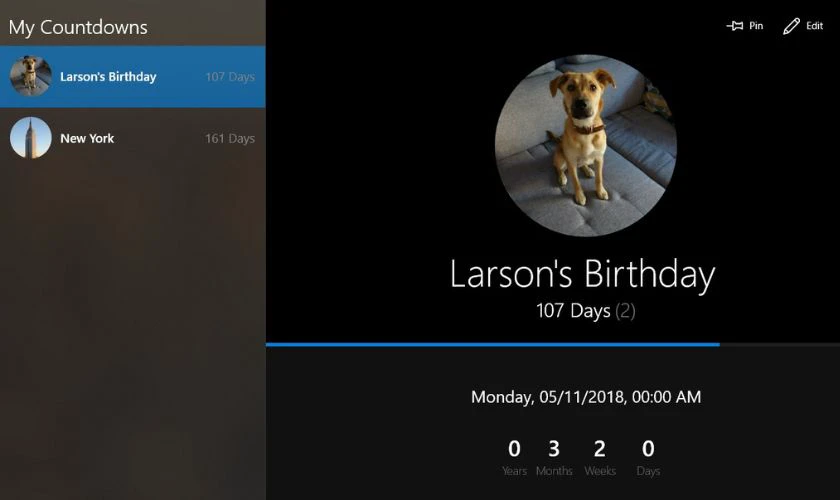 Phần mềm đếm ngược tiện lợi