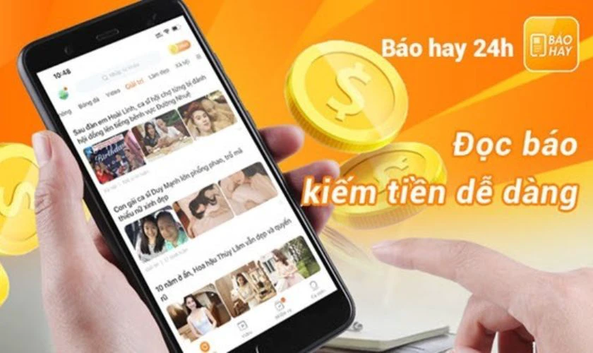 Báo Hay 24h là app kiếm tiền online uy tín