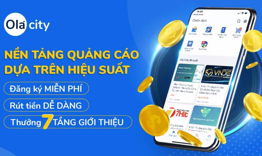 Ola City là nền tảng tiếp thị số thông minh với nhiều nhiệm vụ dễ thực hiện