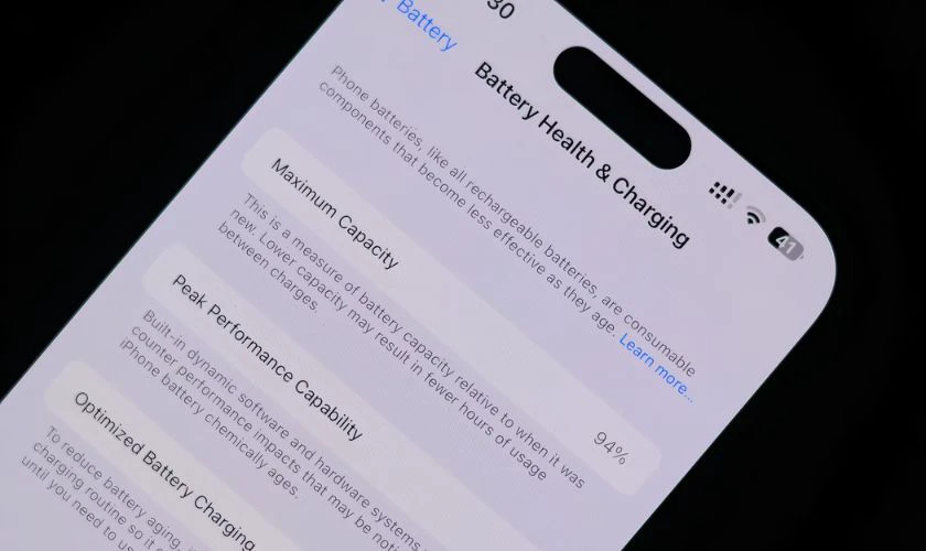 Ứng dụng kiểm tra pin iPhone Battery Health