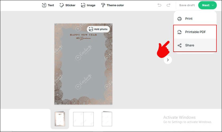 Chia sẻ thiệp online nhanh chóng