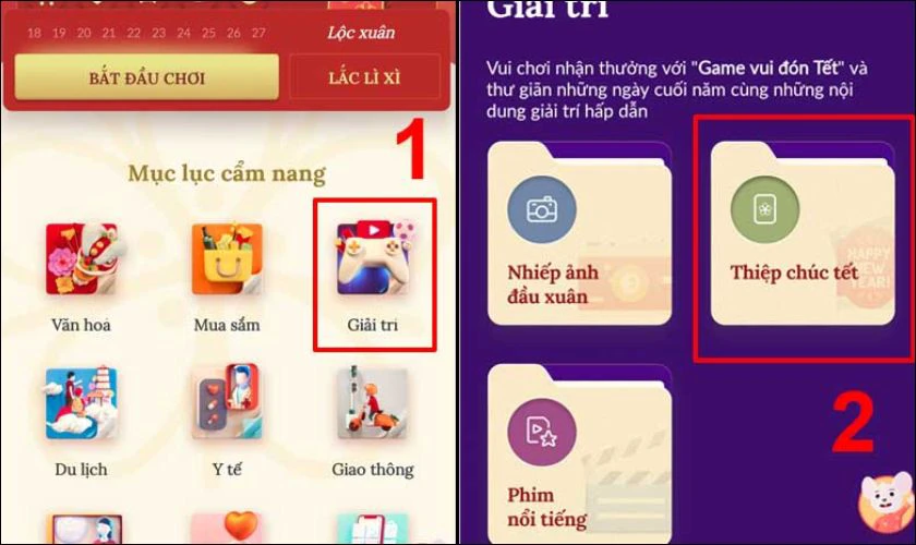App làm thiệp tết 2026 đơn giản: 9999 Tết