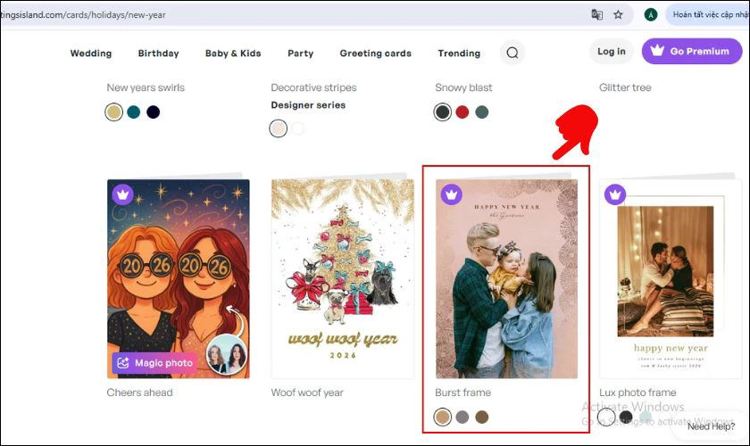 App làm thiệp tết 2026 đẹp mắt chất lượng