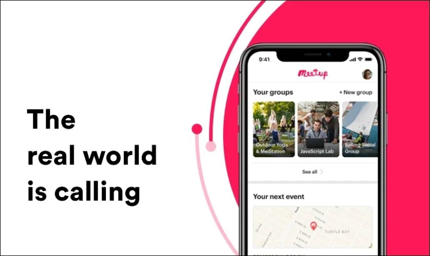 App Meetup nói chuyện với người nước ngoài
