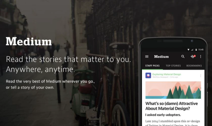 Medium là nền tảng viết blog mang tính chất cộng đồng